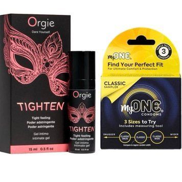 Гель для сужения Orgie &ndash; Tighten (15 мл)+ My ONE Classic Sampler 3 шт SOS6723 фото