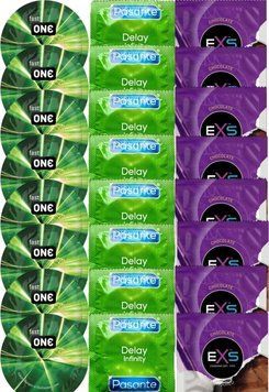 Набір 24 шт One Glowing Pleasures + Delay Infinity + EXS Chocolate SOS7323 фото