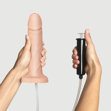 Фаллоимитатор, заканчивающий Strap-On-Me Squirting Cum Dildo Realistic Flash, диам. 3,9 см, силикон SO9014 фото