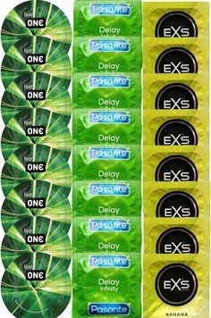 Набір 24 шт One Glowing Pleasures + Delay Infinity + EXS Banana SOS7322 фото
