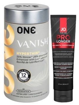 Набір з 12 шт ONE Vanish + Пролонгатор System JO Prolonger Gel (60 мл) SOS9200 фото