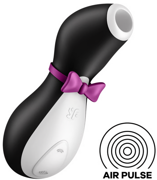 Вакуумно-волновой стимулятор Satisfyer Penguin (черно-белый) SO1641 фото