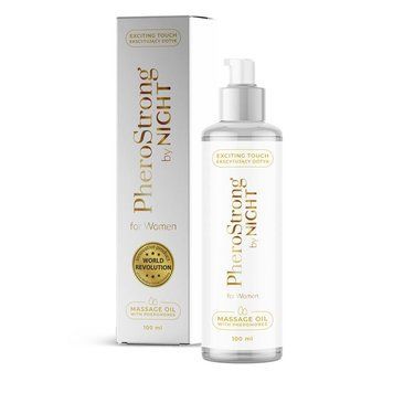 Масажна олія для тіла з феромонами PheroStrong By Night For Women (100 мл) FSM1 фото
