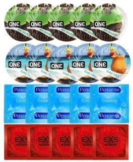Набор 20 шт ONE Mint Chocolate + ONE Island Punch + Pasante Cooling + EXS Warming Comfy Fit SOS7197 фото