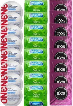 Набір 24 шт ONE Tattoo Touch + Delay Infinity + EXS Extra Thick SOS7396 фото