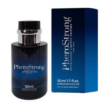 Чоловічі парфуми з феромонами PheroStrong Limited Edition For Men (Деревний пряний, 50 мл) LD15 фото