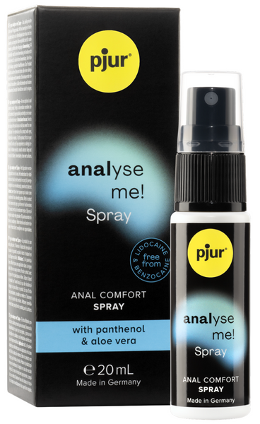 pjur analyse me! Spray &mdash; Розслаблюючий анальний спрей для зниження чутливості (з пантенолом та алое, 20 мл) PJ10460 фото