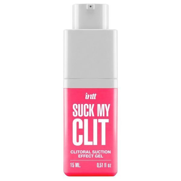 Смоктайзер для клітора Intt Suck My Clit Wild Strawberry (15 мл) &mdash; гель з ефектом посмоктування (Полуниця) SX4002 фото