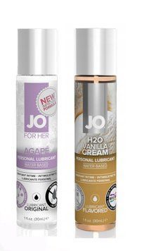 Набір лубрикантів System JO AGAPE (30 мл) + System JO H2O Vanilla Cream (30 мл) LB44 фото