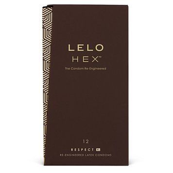 LELO HEX Condoms Respect XL 12 Pack, тонкие и суперпрочные, увеличенный размер SX1295 фото