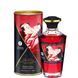 Розігрівальна олія Shunga Aphrodisiac Warming Oil &ndash; Blazing Cherry (100 мл) без цукру, смачна SO2493 фото 2
