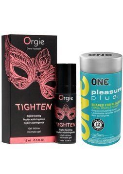 Гель для сужения Orgie &ndash; Tighten (15 мл)+ ONE Pleasure Plus 12 шт SOS6727 фото
