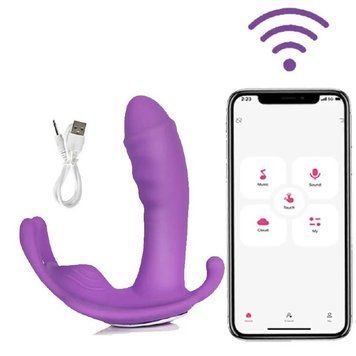 Bluetooth Вибратор в трусики 3 в 1, 10 режимов (мятая коробка) SO9934 фото