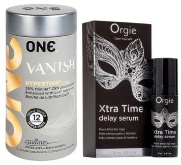 Набір з 12 шт ONE Vanish + Пролонгатор Orgie Xtra Time Delay Serum, 15 мл SOS9207 фото